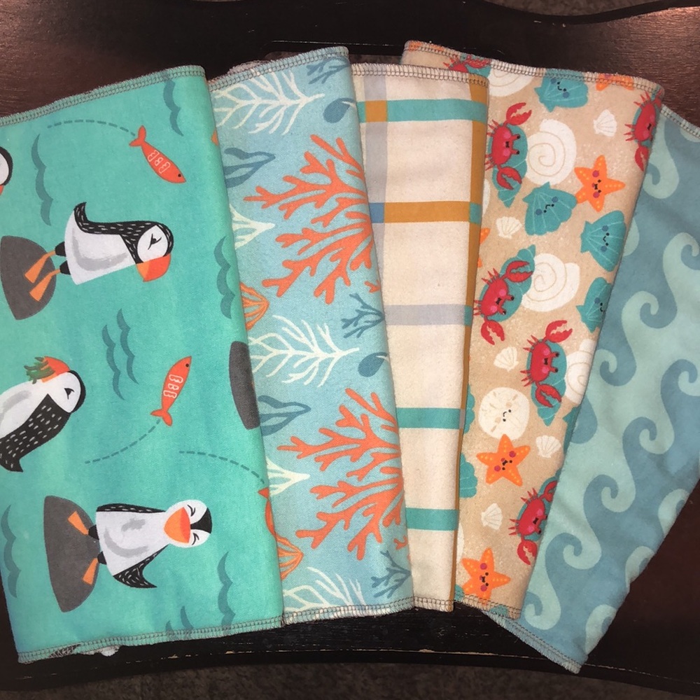 CASTOR OIL PACK 100% Cotton Flannel and Terry Cloth Backing, Triple protection